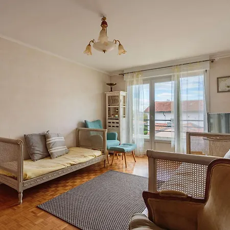 Cosy A Biarritz, Proche Des Commerces Et Plages, Avec Parking Et Balcon - Fr-1-3-607 דירה
