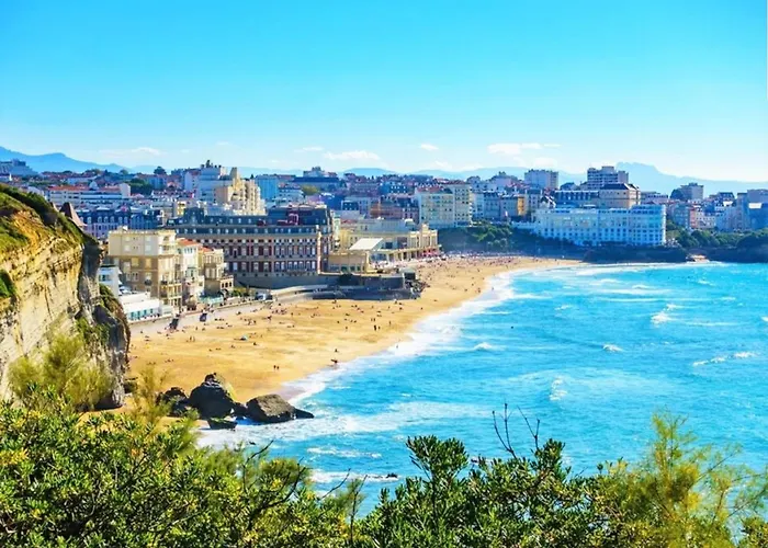 Cosy A Biarritz, Proche Des Commerces Et Plages, Avec Parking Et Balcon - Fr-1-3-607 Apartman Biarritz