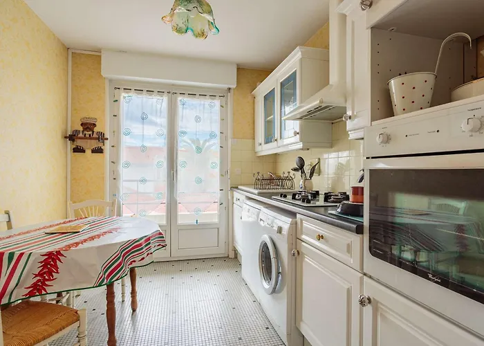 Cosy A Biarritz, Proche Des Commerces Et Plages, Avec Parking Et Balcon - Fr-1-3-607 *